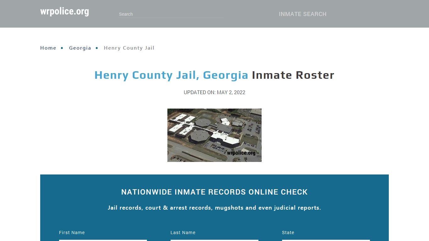 Henry County Jail, Georgia - Inmate Locator