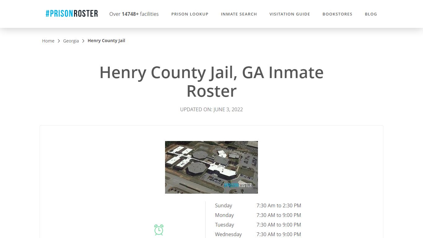 Henry County Jail, GA Inmate Roster